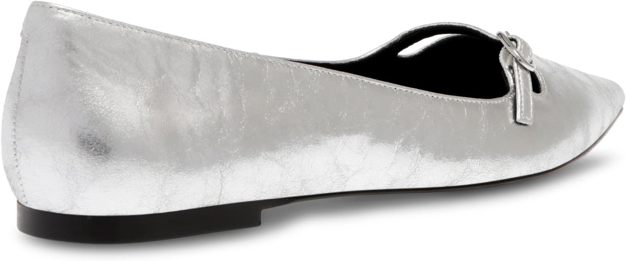 Балетки Steve Madden Luvey, цвет Silver Leather — фото 4