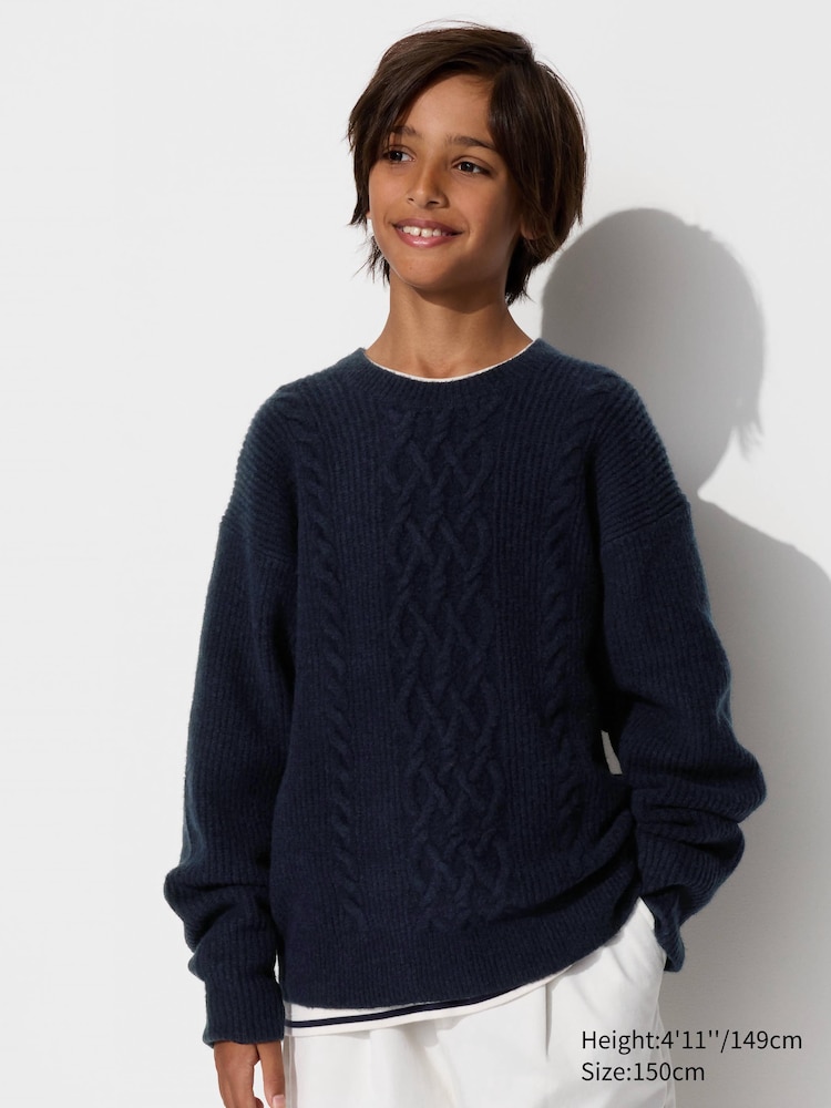 

Джемпер из пряжи суфле Uniqlo, цвет 69 синий