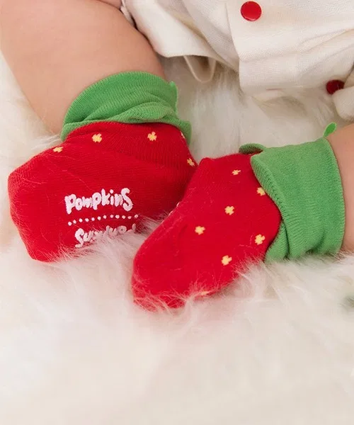 Носки детские Pop Up Sox с рисунком обуви, красные