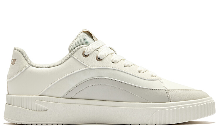 Кроссовки ERKE Skateboarding Shoes Men Low-top Microcrystalline White Gray, белый — фото 2