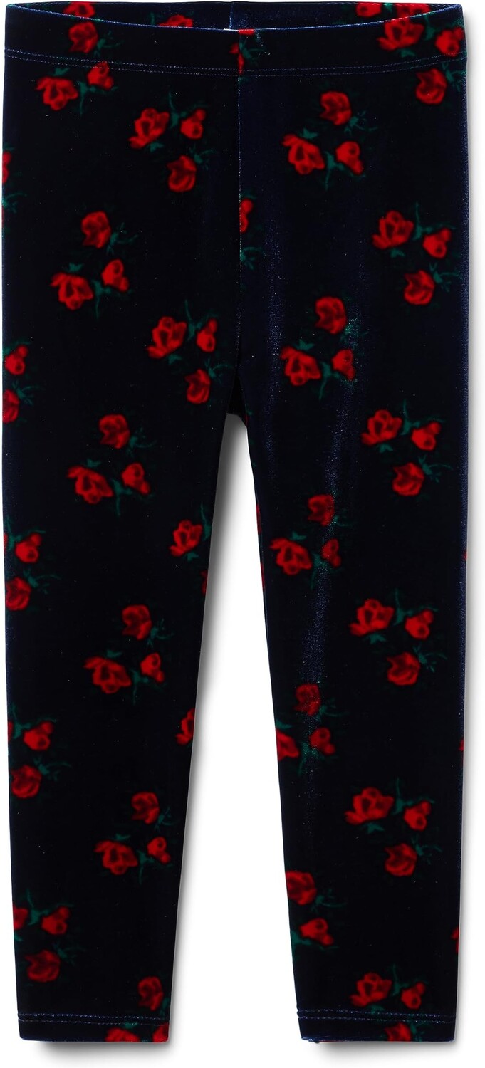 

Брюки Janie and Jack Flower Velour Leggings, цвет Multicolor
