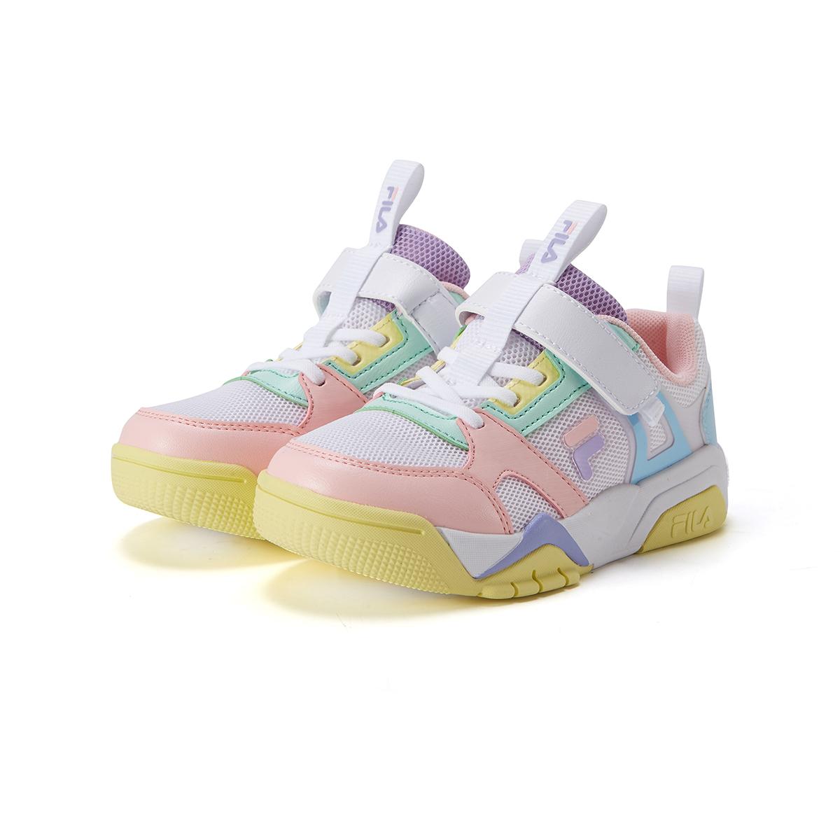 FILA KIDS Низкие детские повседневные кроссовки FILA White/Fresh Pink Kids' — фото 3