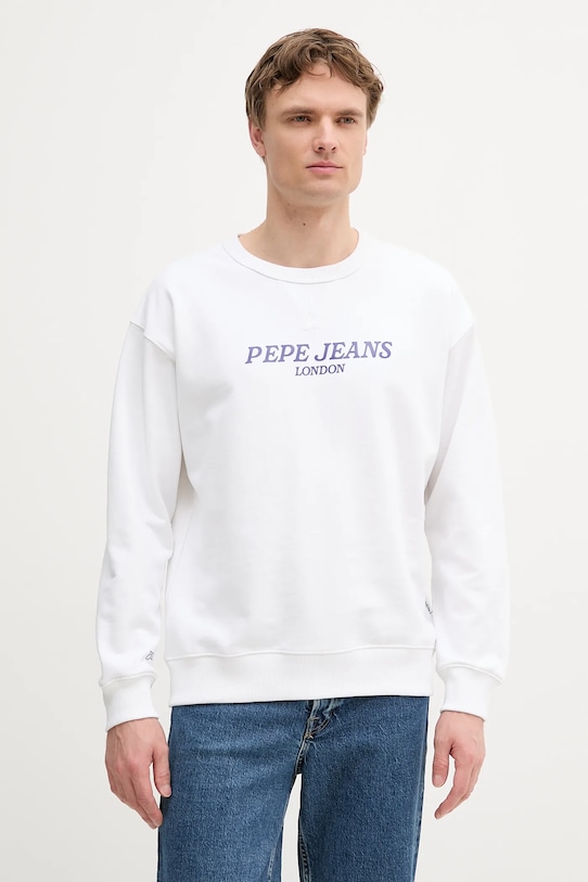 

Хлопковая толстовка Pepe Jeans, белый