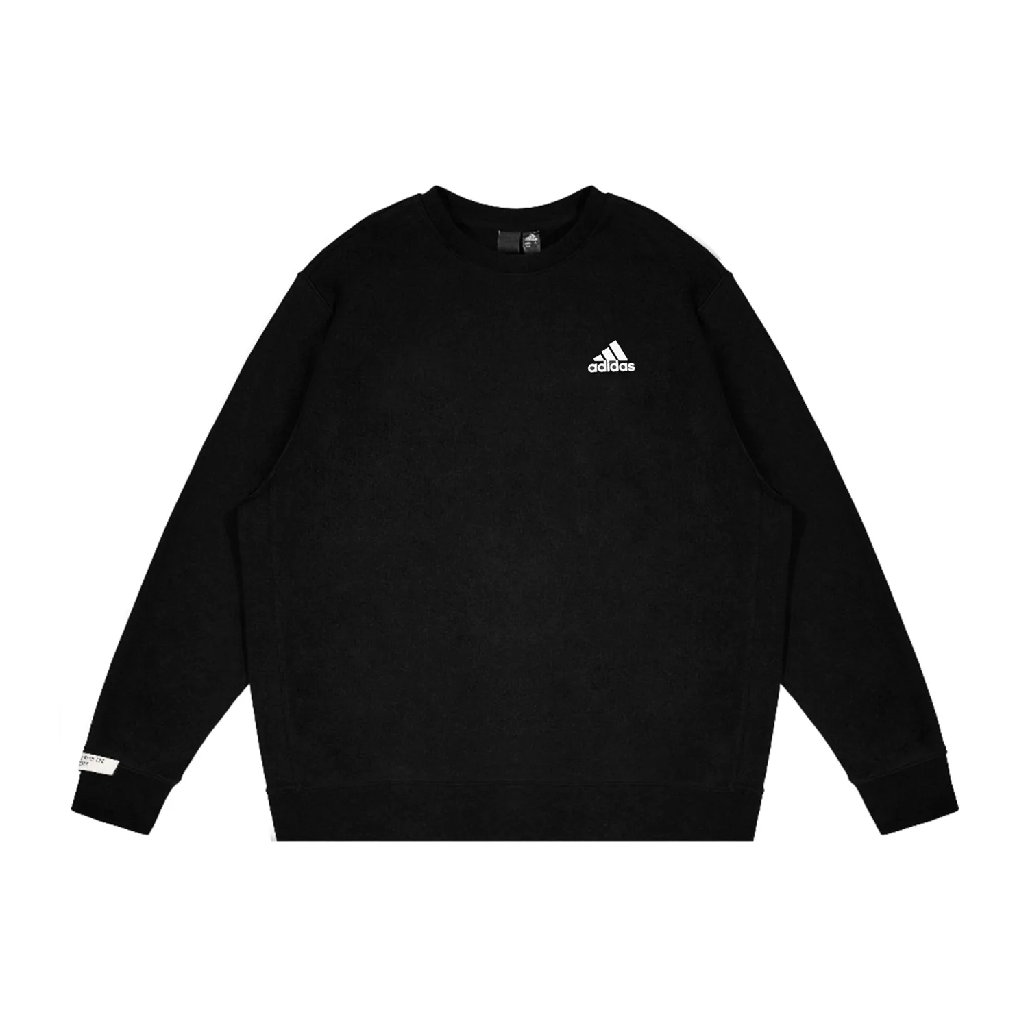 Adidas Свитшот Unisex Black Crew Neck Moderate Regular — фото 4