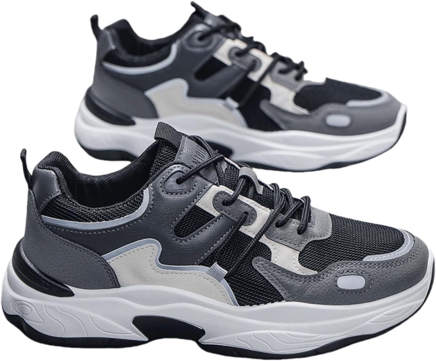 

Мужские дышащие спортивные кроссовки из холщовой ткани, удобные и нескользящие, повседневные для прогулок, подходят для ежедневного отдыха и прогулок на улице Khwfjas, черный