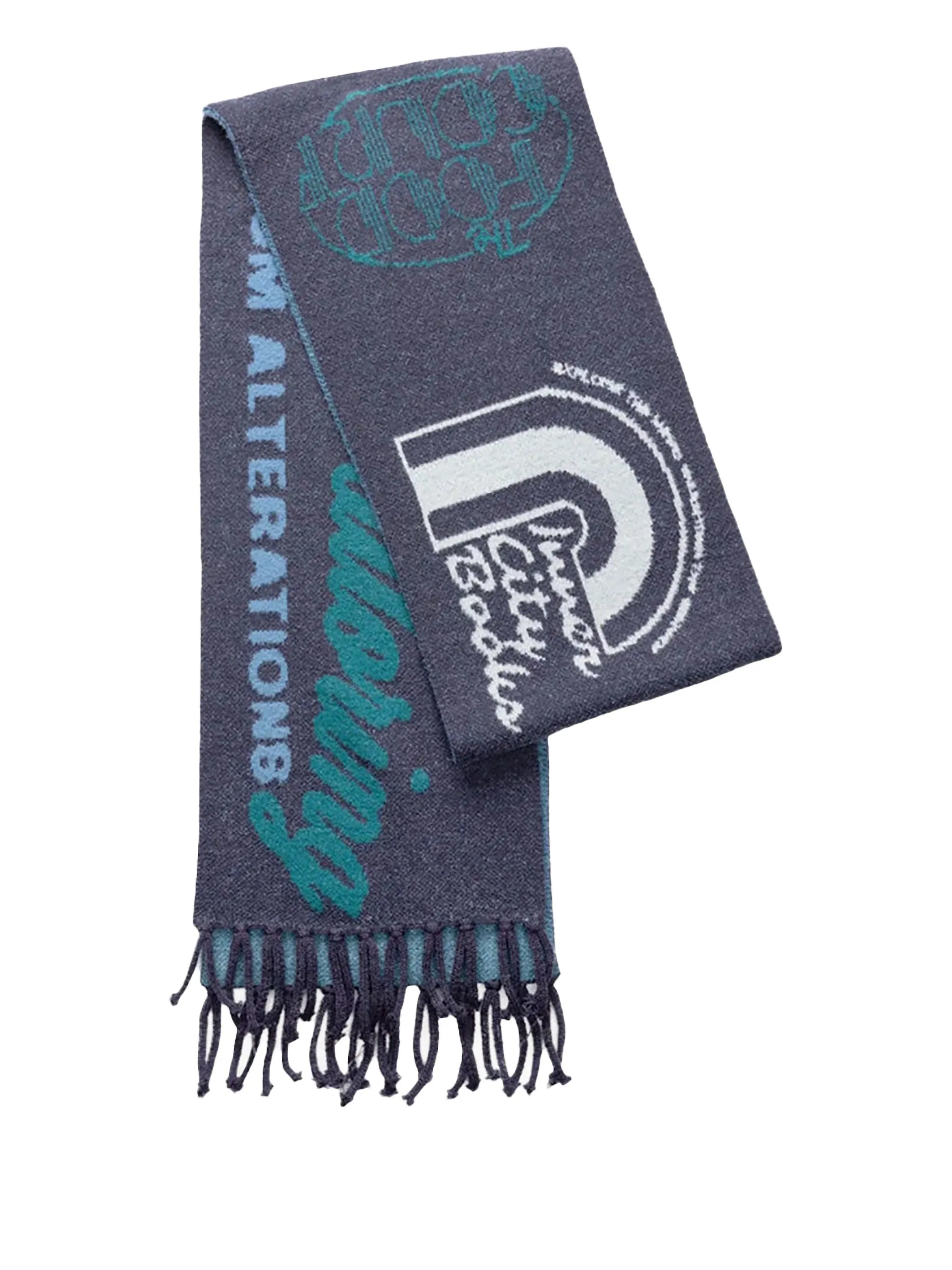 

Жаккардовый шарф inner city mall Honor The Gift, серый