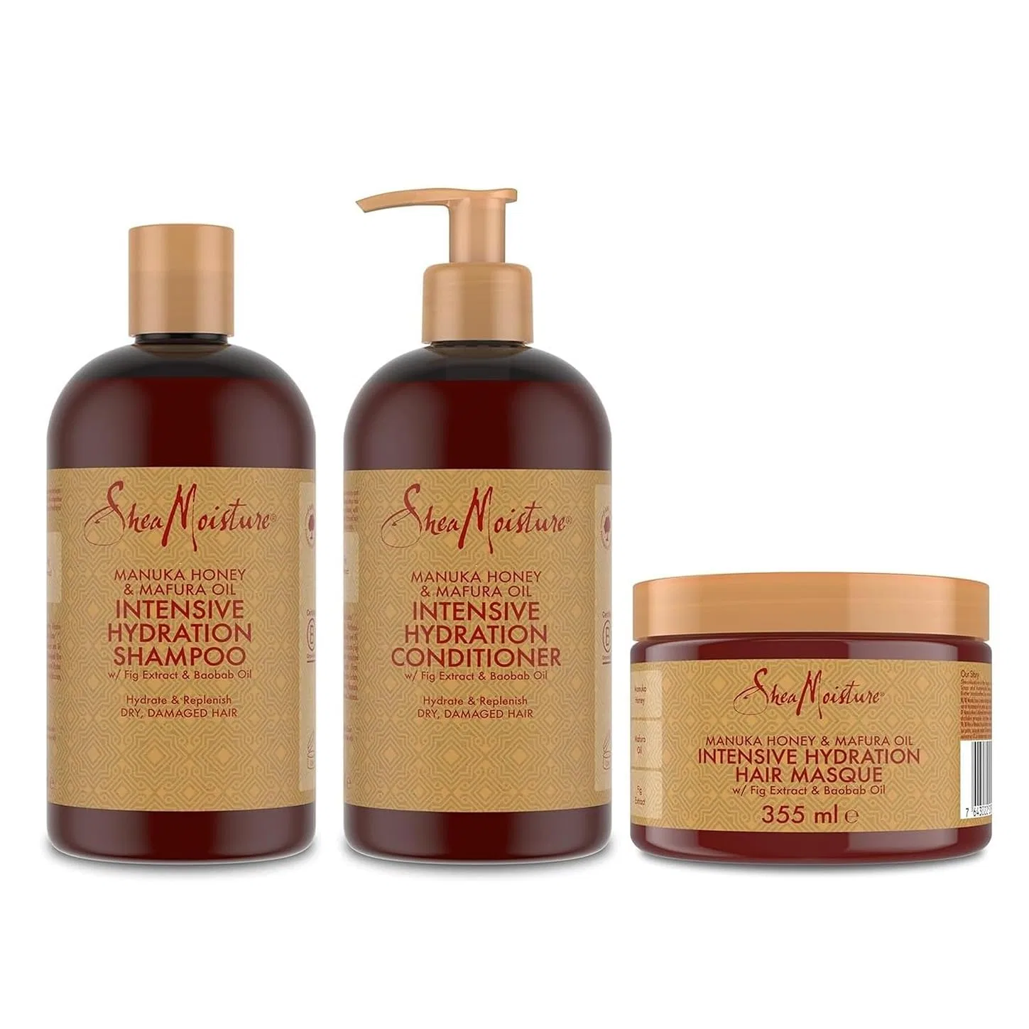 Набор для ухода за волосами «Manuka Honey & Mafura Oil» от SheaMoisture Shea Moisture, 5.) Curl Trio