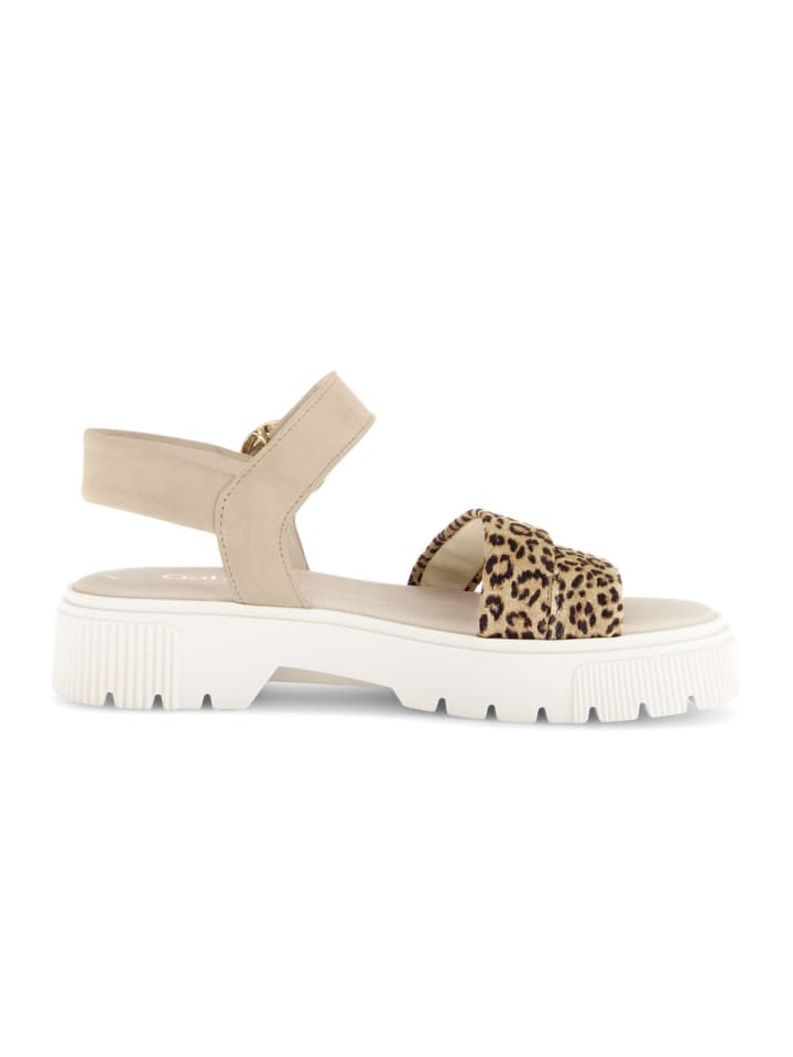 Классические босоножки Gabor Fashion Riemchensandalen, бежевый — фото 3