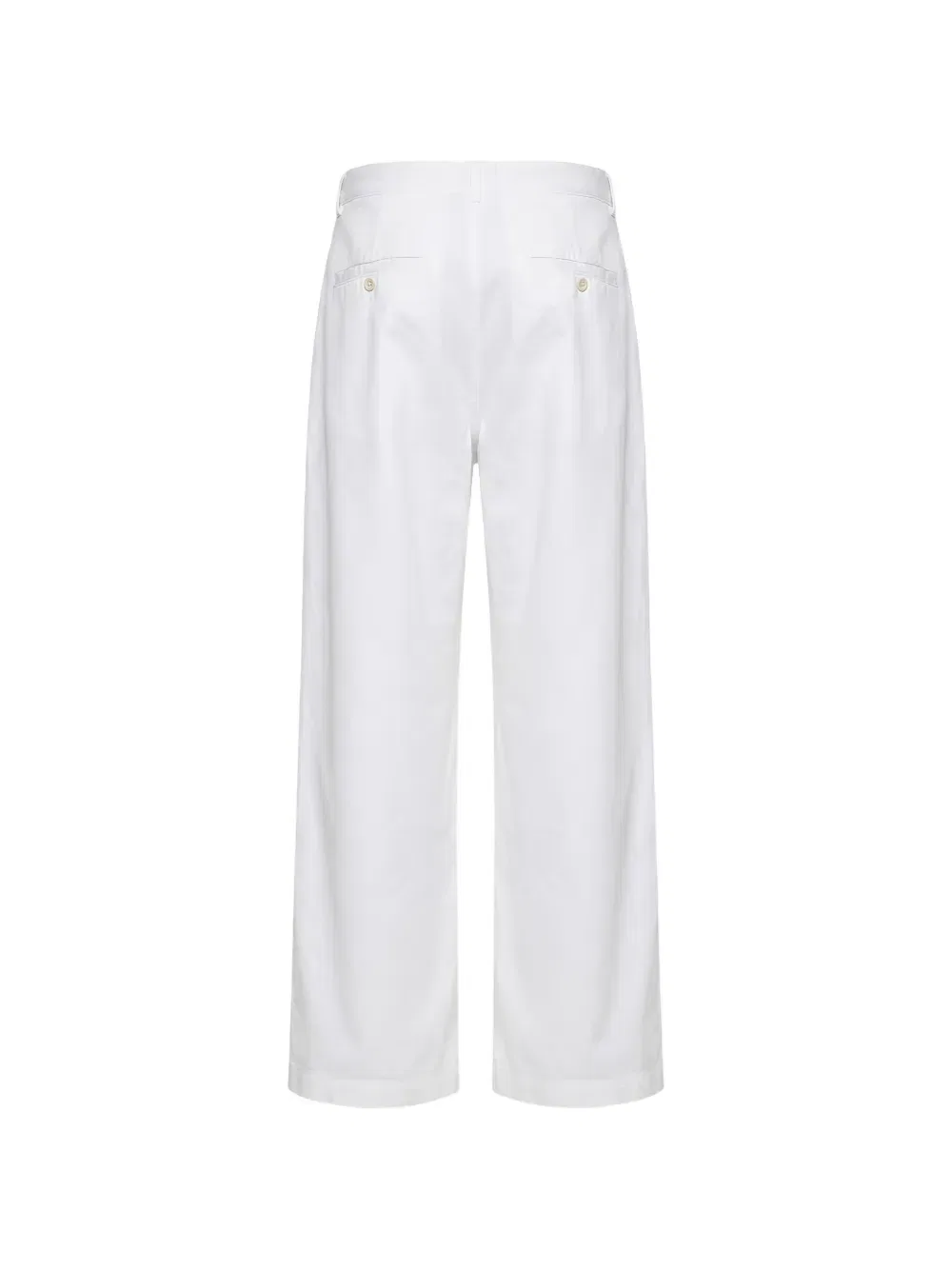 Брюки с отворотом на талии и завязками Jacquemus, белый — фото 2