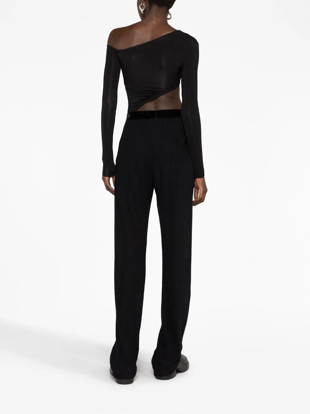 Кашемировые спортивные брюки с логотипом TOM FORD, черный — фото 4