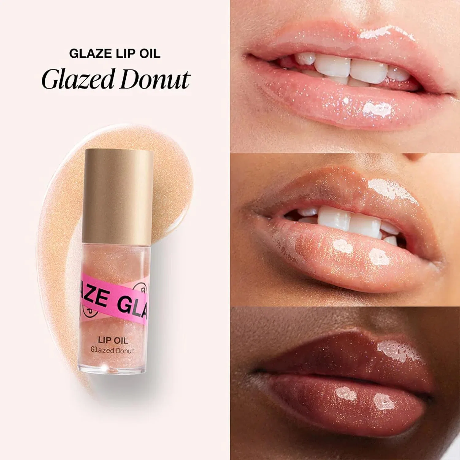 Блеск для губ Innbeauty Project Glaze Lip Oil Extra Glaze Glazed Donut 0.25 унции — фото 2