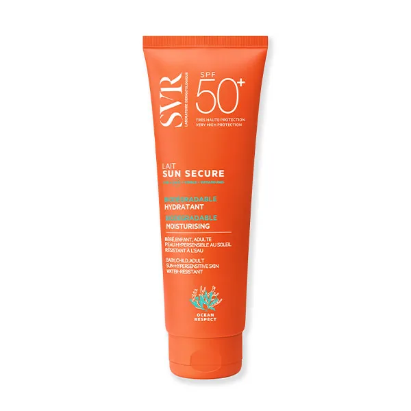 

Невидимое увлажняющее молочко Lait Sun Secure Spf50+ Laboratoires Svr, 250 ml
