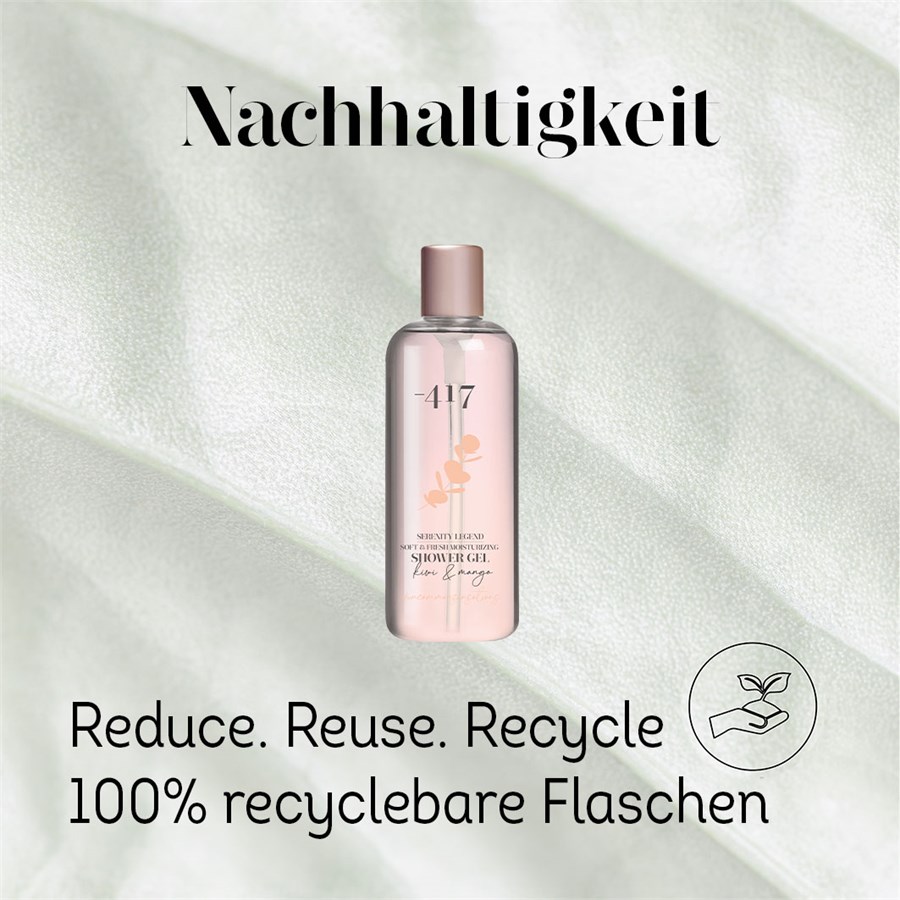 Гель для душа kiwi & mango soft & fresh moisturizing shower gel 417, объем 350 мл — фото 3