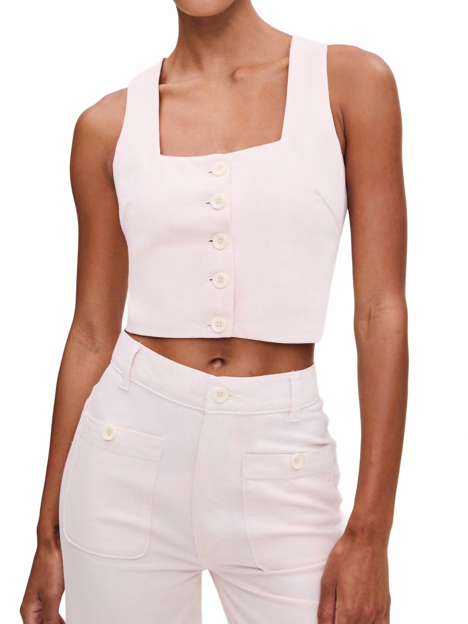 

Короткий топ Lizzie в примулово-розовом DL1961 - Women's