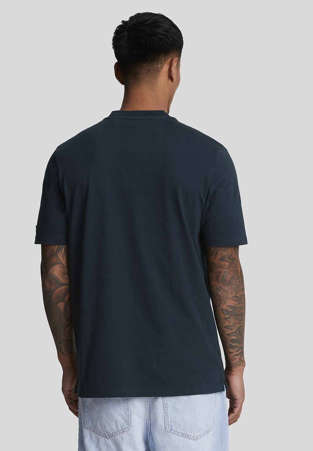 

Футболка с принтом STAMP Lyle & Scott, темно-синий