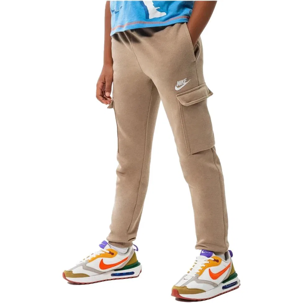 Штаны спортивные трикотажные Nike Kids Knitted Sweatpants коричневые