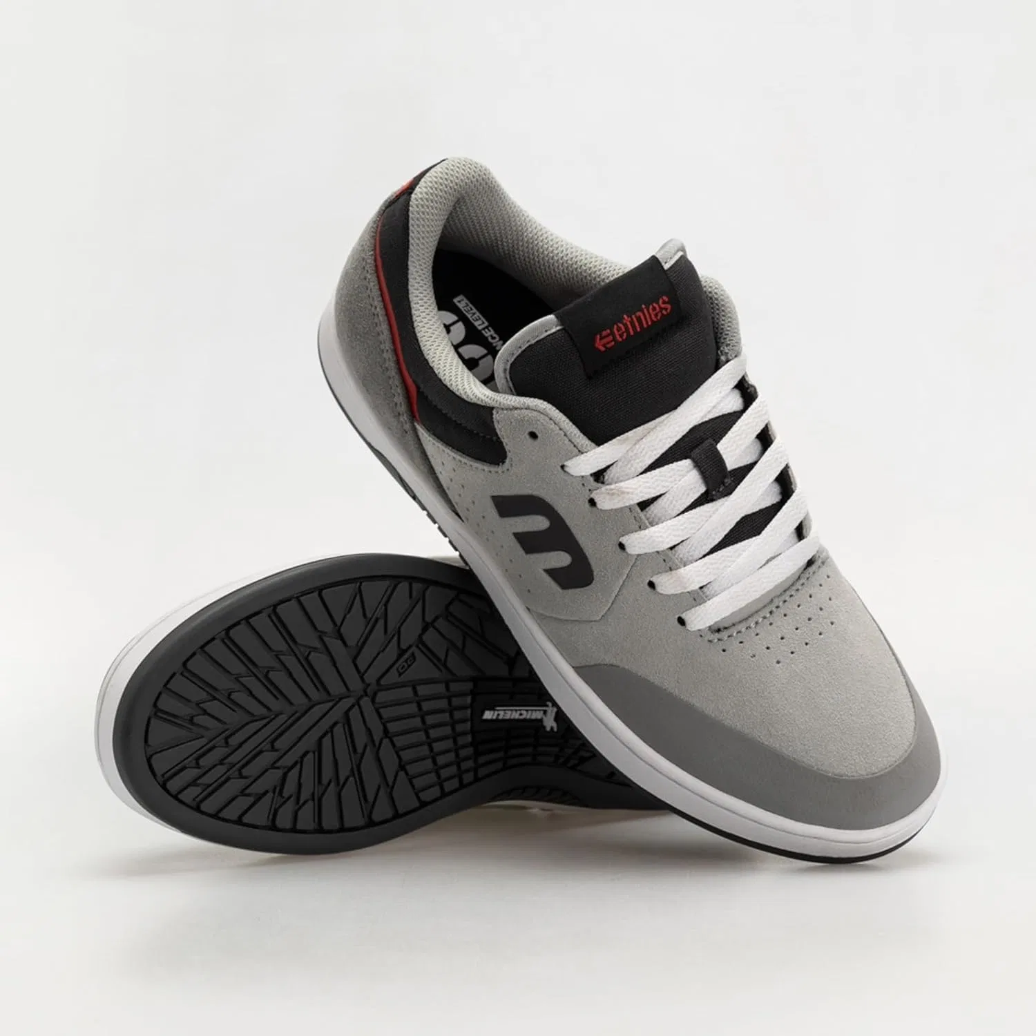 Кроссовки для скейтбординга Etnies Marana, серый/красный — фото 2