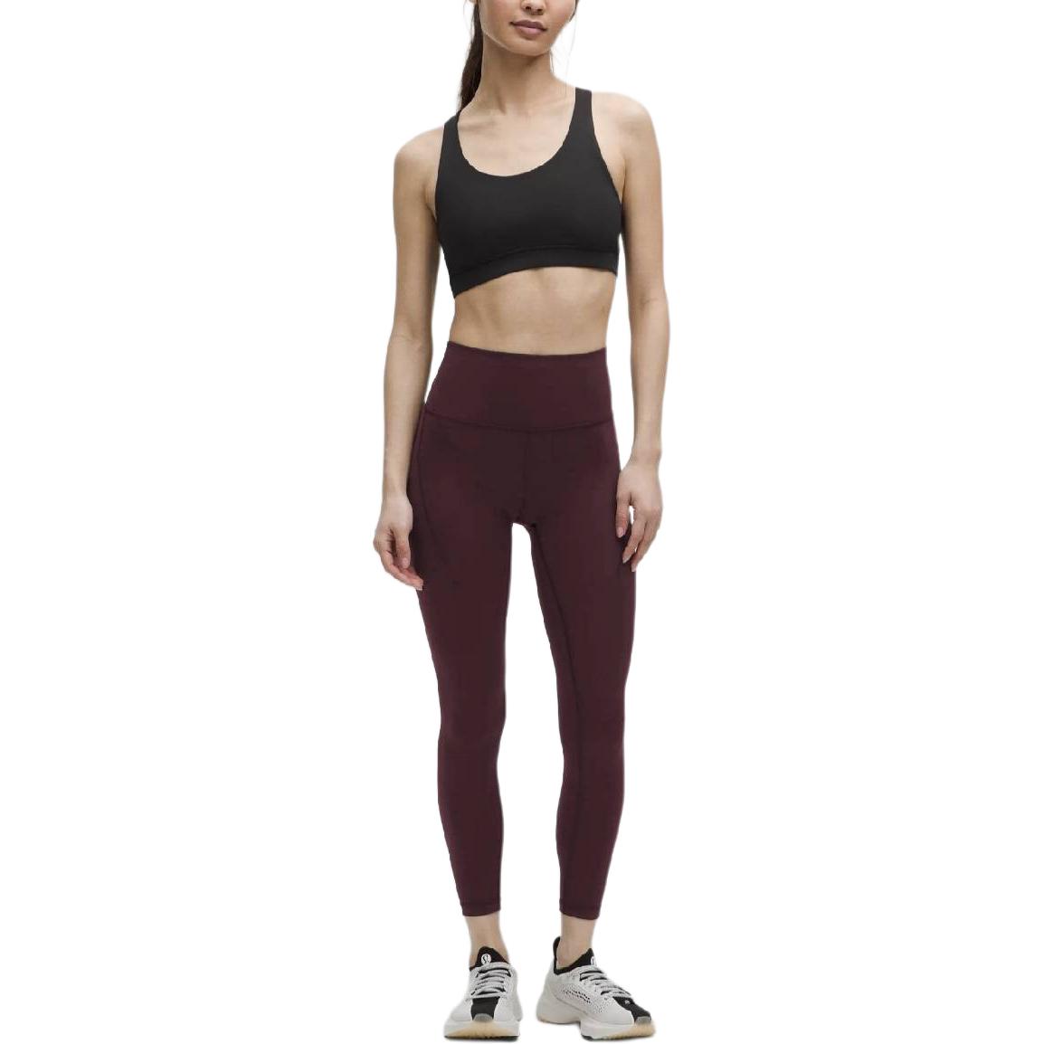 

Штаны для спорта Wunder Train Everlux 24" женские Lululemon, темно-фиолетовый