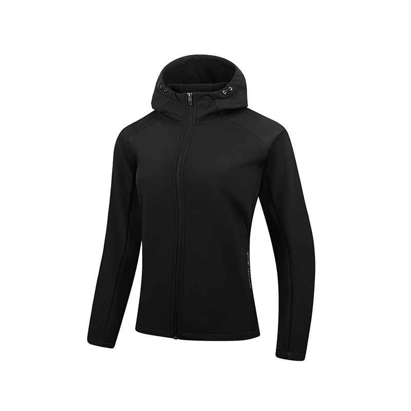 

361° Куртка женская черная с капюшоном на флисовой подкладке Others