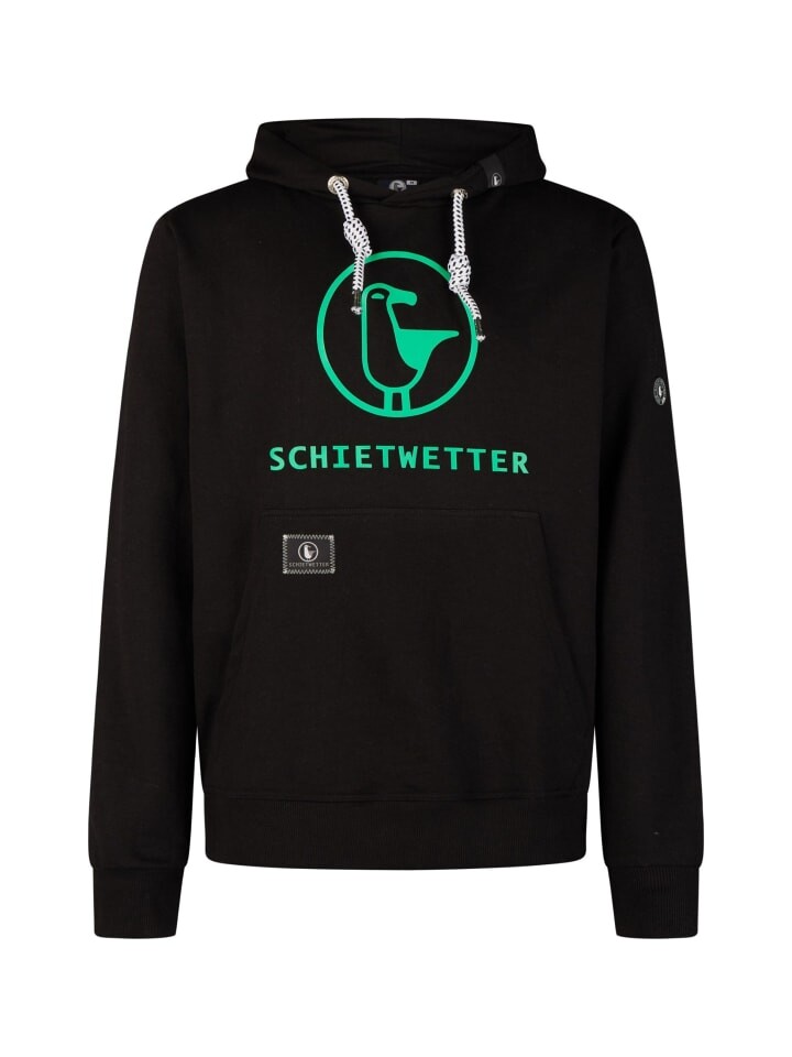 

Толстовка SCHIETWETTER, цвет black/neongreen