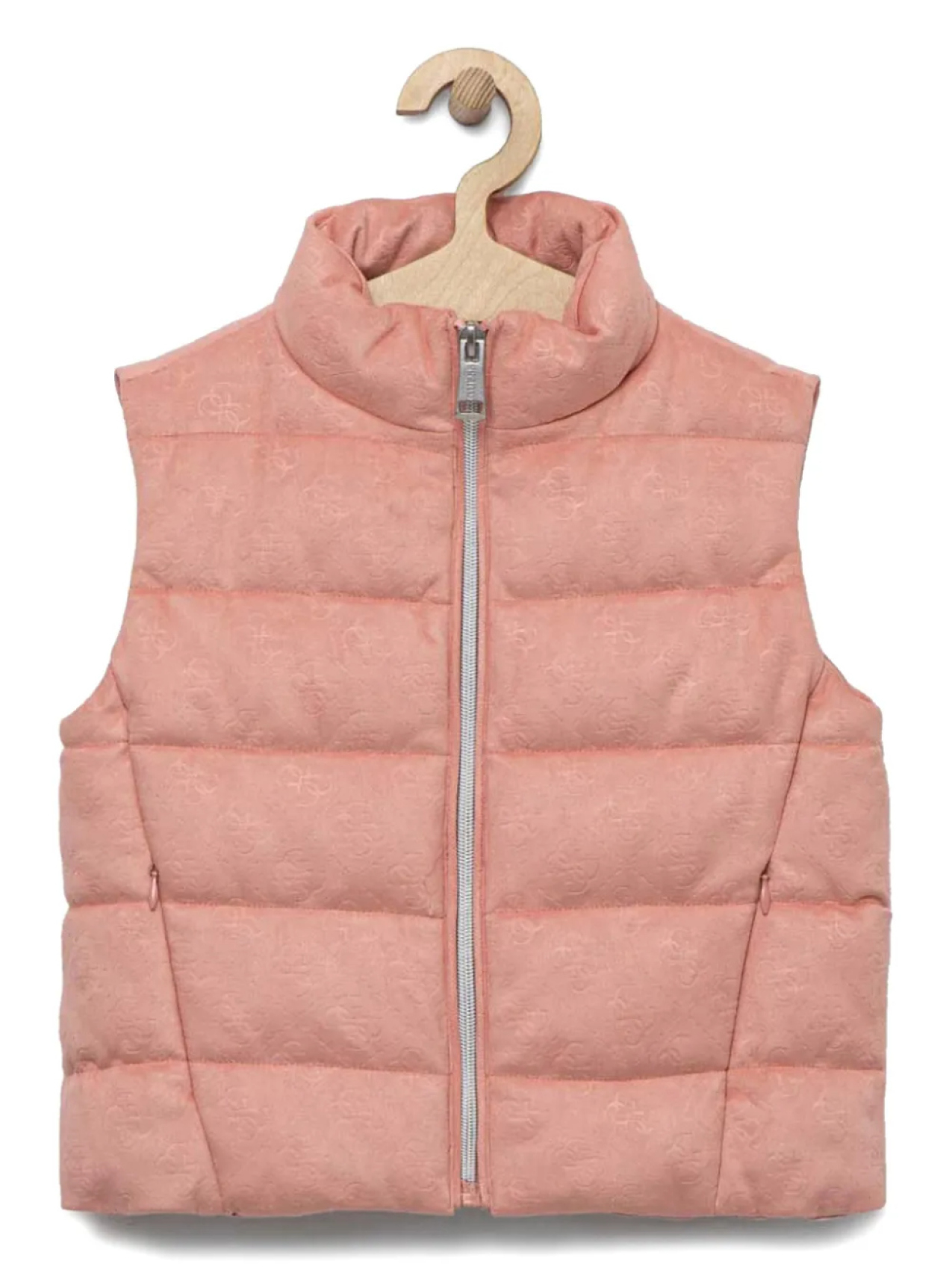 

Guess Kids детский пуховик без рукавов, розовый