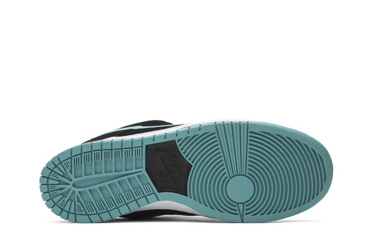 Кроссовки Nike Dunk Low Pro SB 'Clear Jade', черный — фото 4
