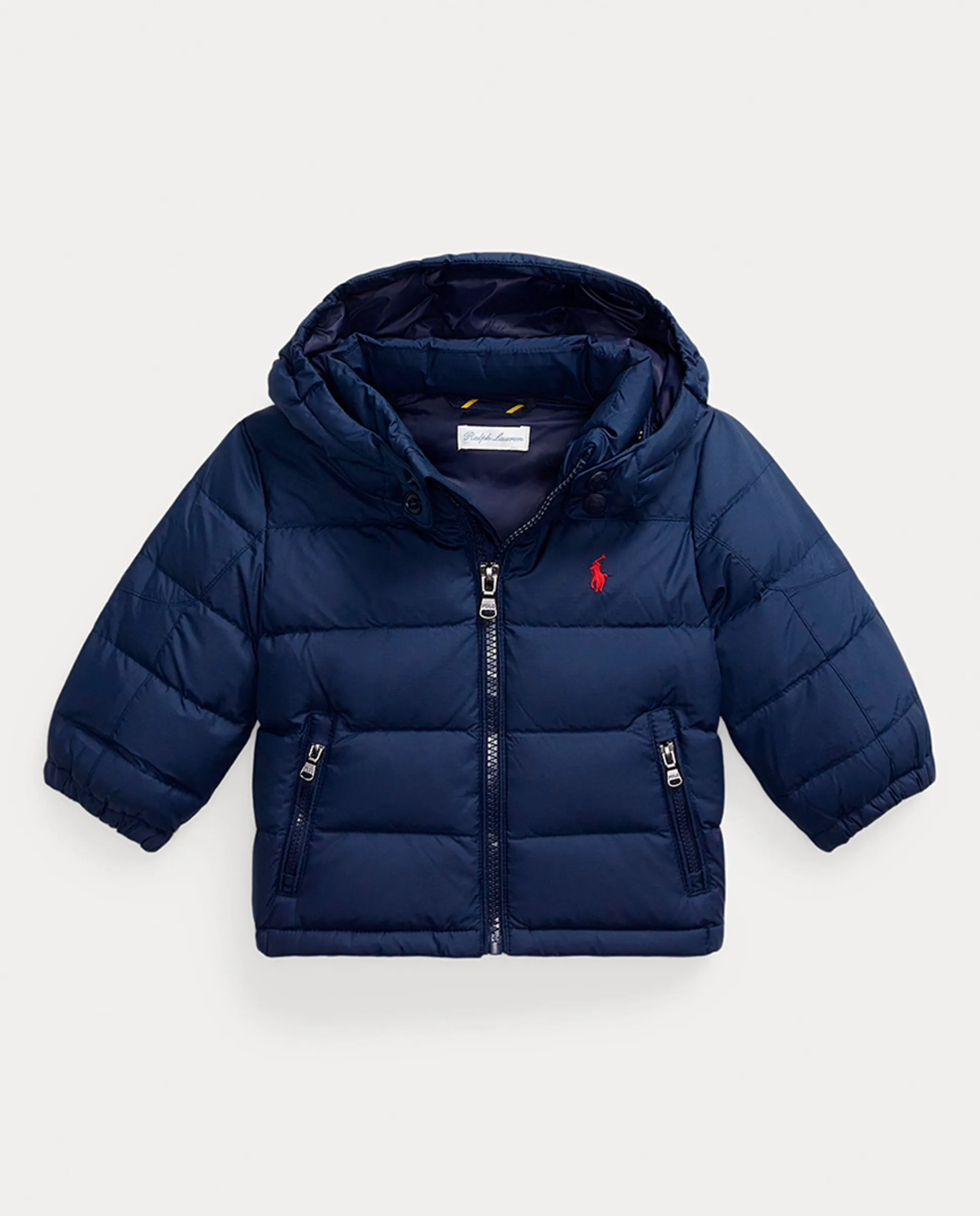 

Пуховик для мальчика из рипстопа Polo Ralph Lauren, темно-синий