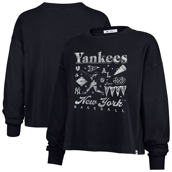 

Женская футболка с длинным рукавом '47 navy new york yankees team collage sydney 47 Brand, Синий, Женская футболка с длинным рукавом '47 navy new york yankees team collage sydney 47 Brand
