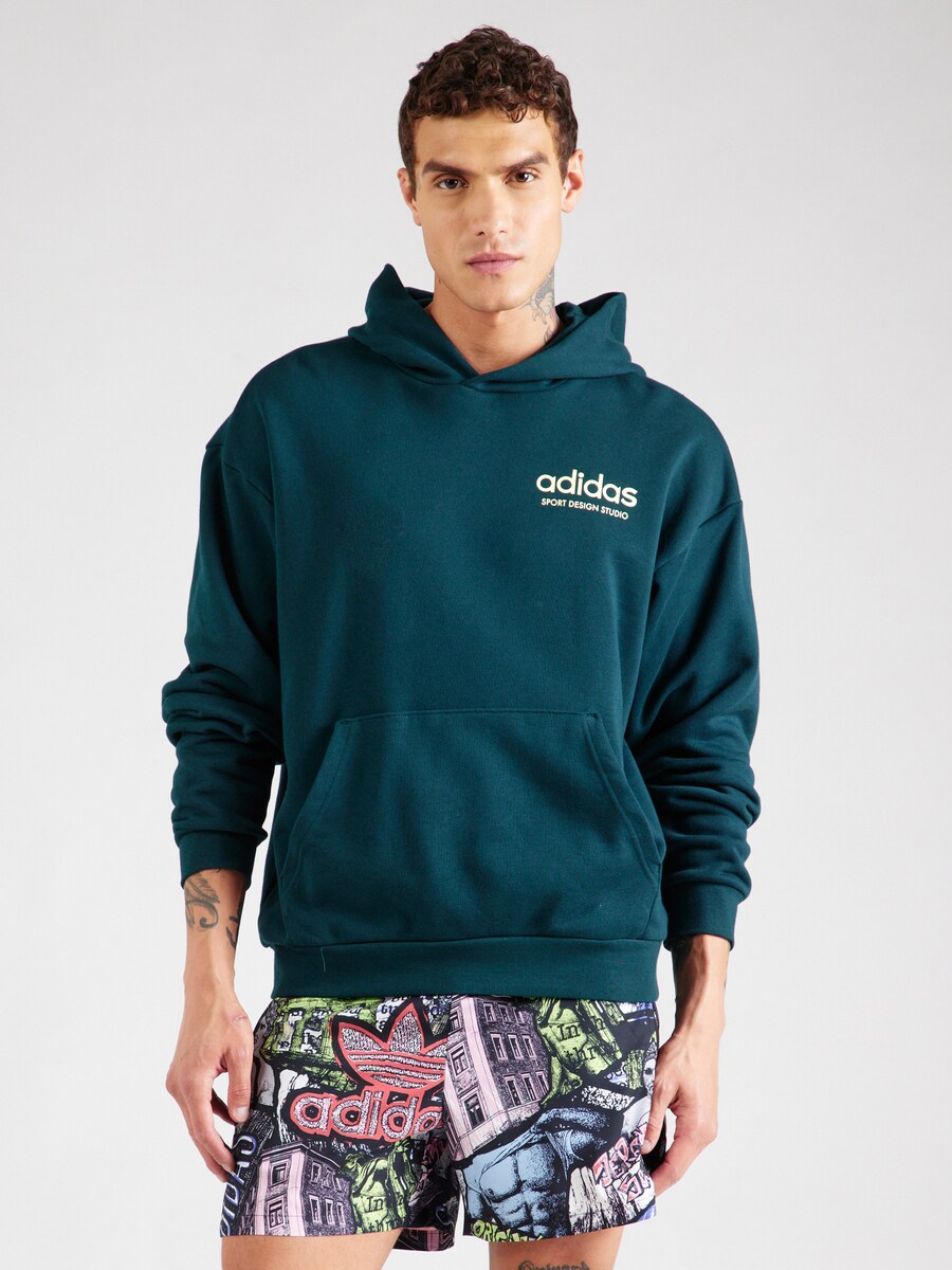 Толстовка ADIDAS ORIGINALS Only The Best For The Athlete, Dark green — фото 2