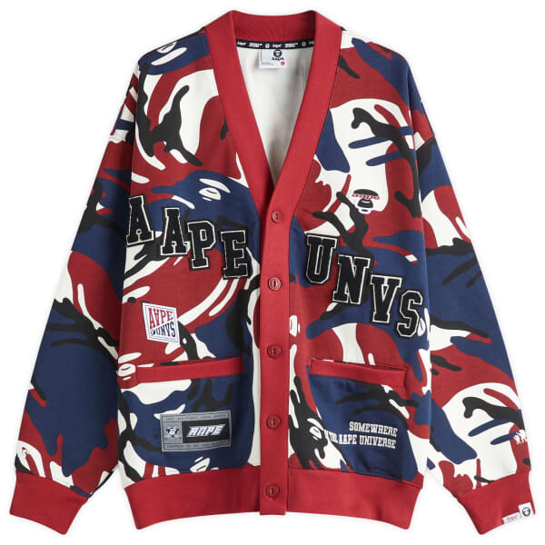 

Aape unv камуфляжный кардиган Aape By A Bathing Ape, синий