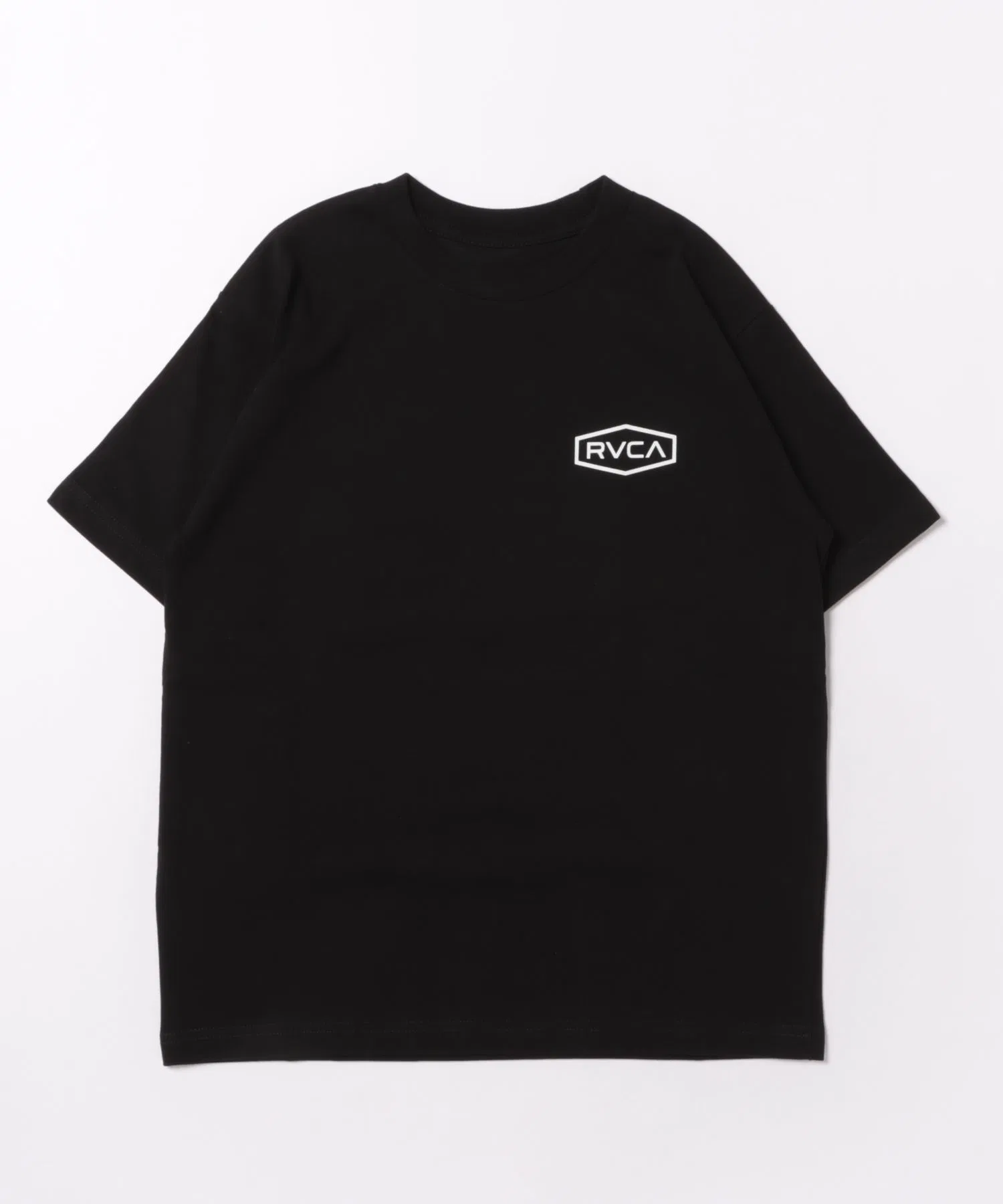 Детская футболка RVCA RANGER BOX с логотипом чёрная