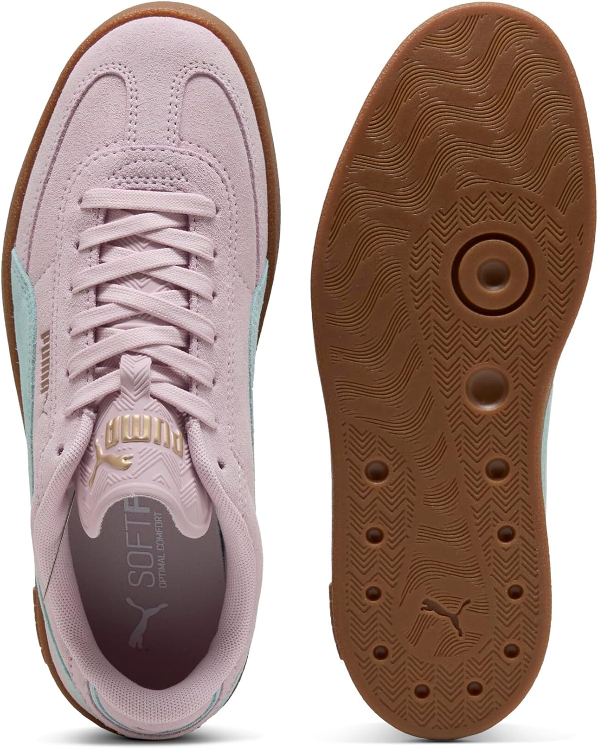 Кроссовки Puma Unisex-Adult Puma Club Ii Era Suede, Rose Mauve-safe Lake-gum — фото 4
