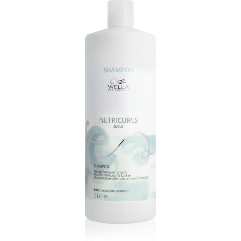 

Wella Professionals Nutricurls Curls мягкий мицеллярный шампунь для вьющихся волос 1000 мл