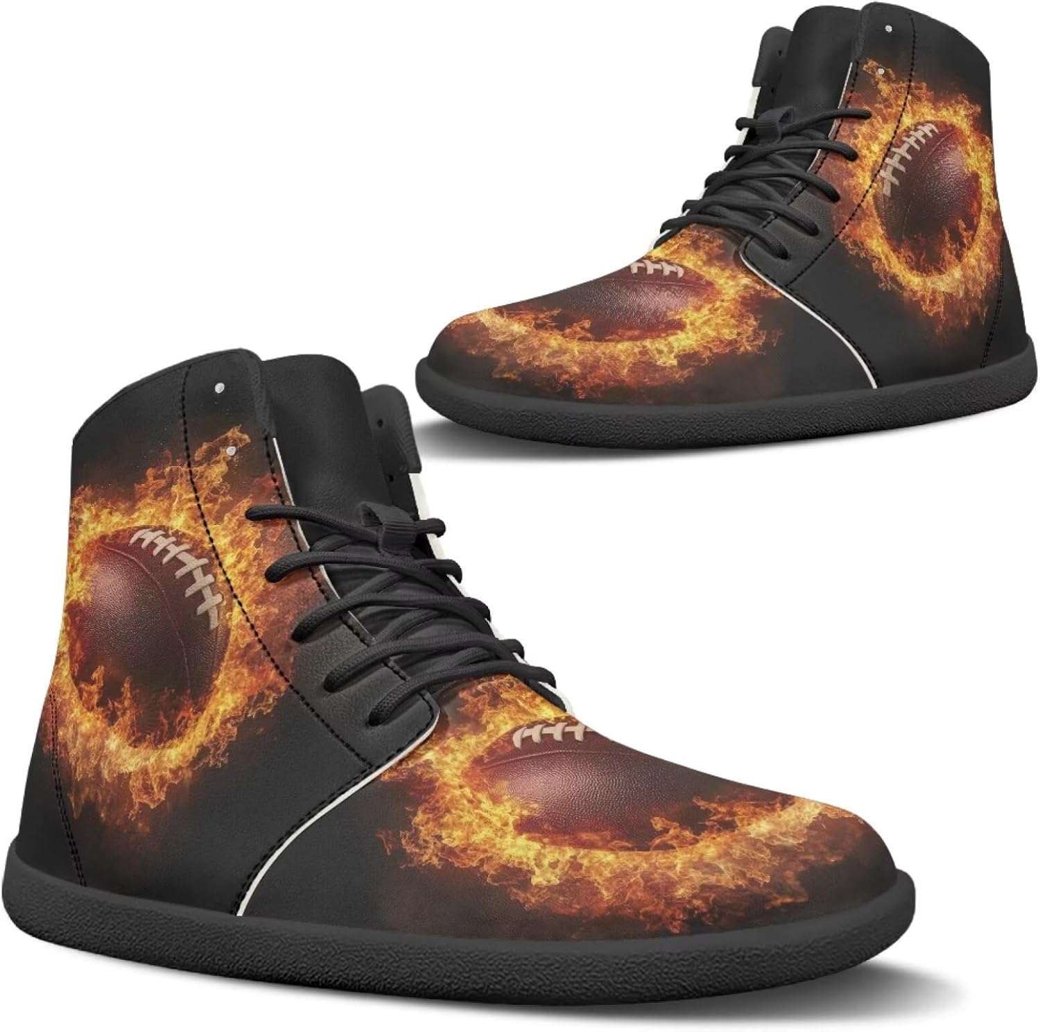 

Кроссовки для мужчин Binienty с кросс-тренингом, легкие высокие многофункциональные минималистичные спортивные туфли, Fire Rugby