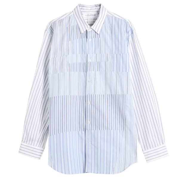 

Рубашка с застежкой на пуговицы в разноцветную клетку Comme Des Garçons Shirt, синий