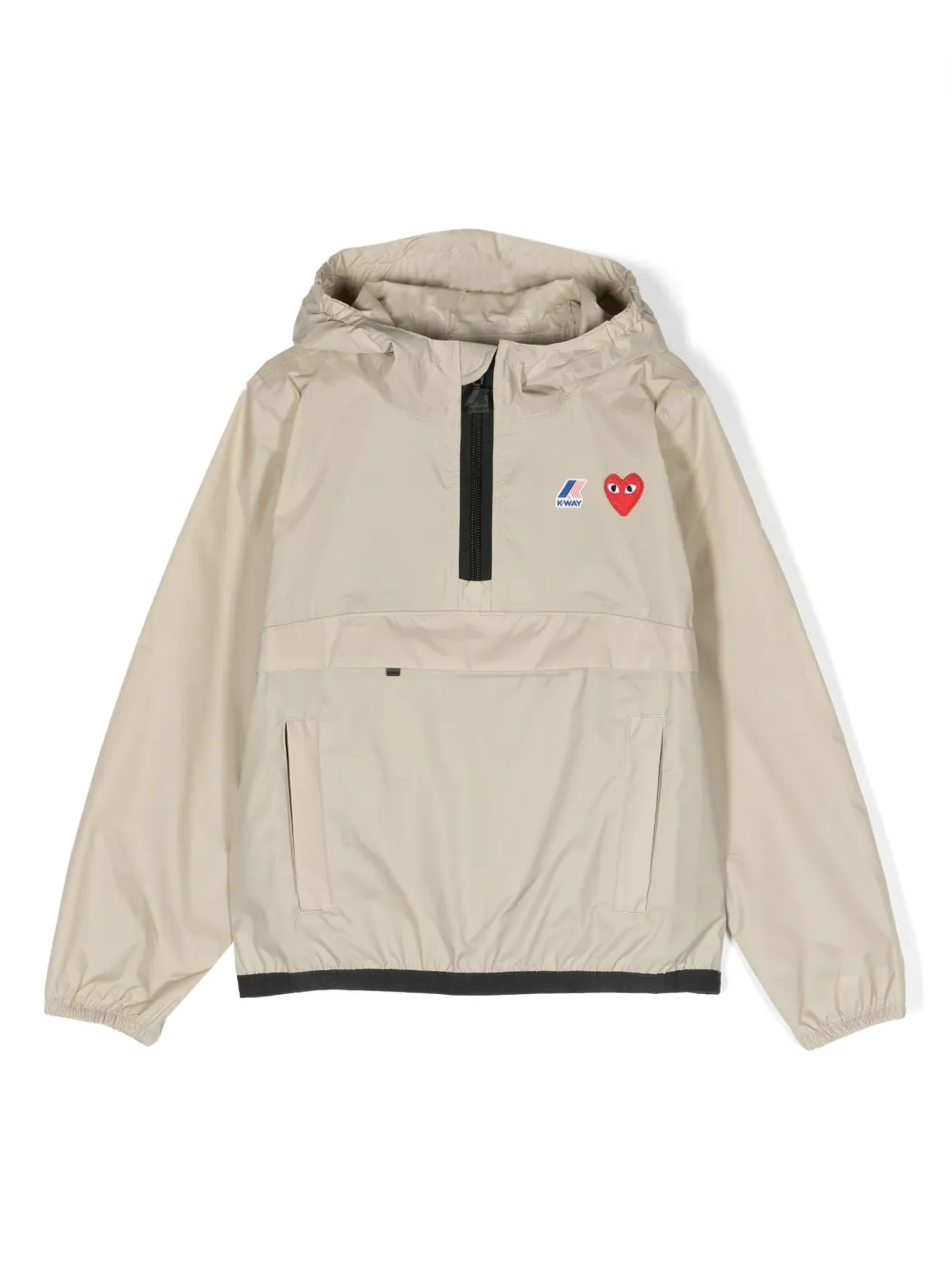 

Непромокаемая куртка из коллаборации с K-Way Comme Des Garçons Play Kids, нейтральный