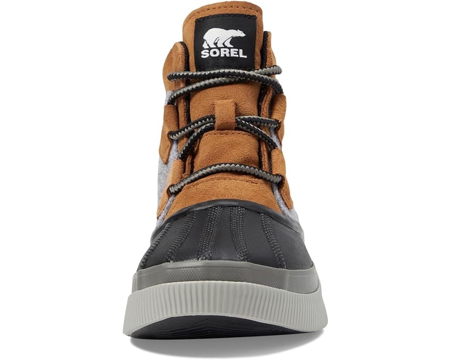 Ботинки женские Sorel Out N About IV Classic с логотипом, серый/черный/коричневый — фото 2