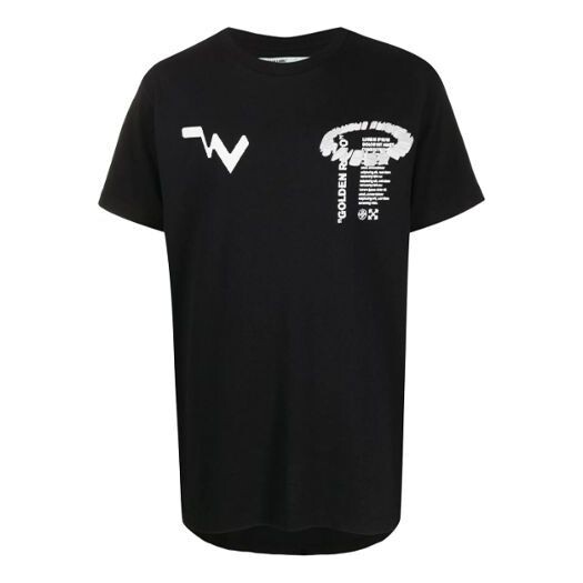 

Футболка virgil abloh men's black low res black Off-White, черный