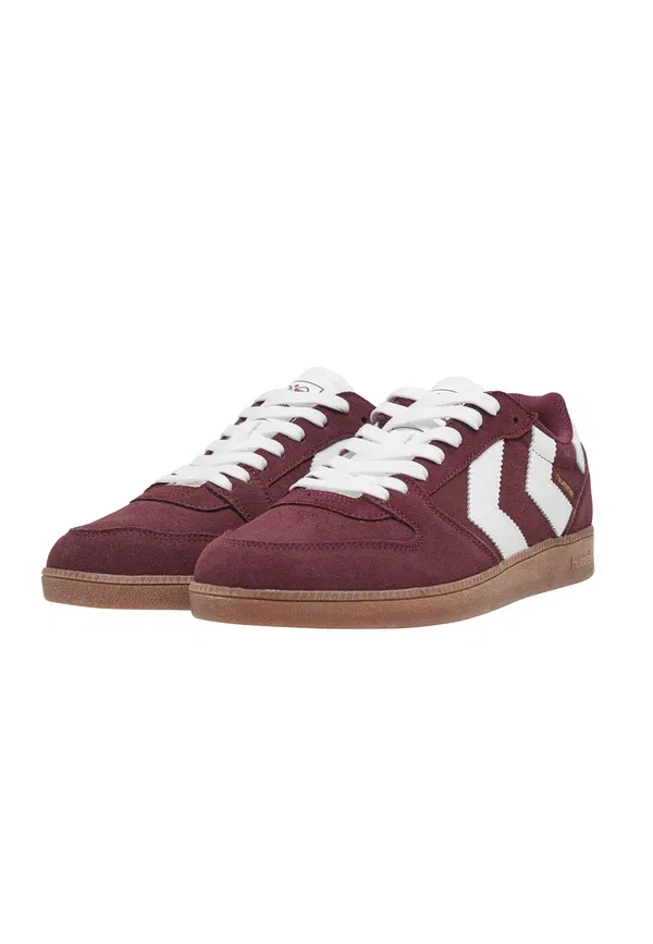 Кроссовки Hummel Hb perfect trainers, винный белый резина — фото 2