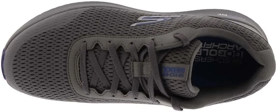 Мужские кроссовки для гольфа Skechers Elite 5 Range Relaxed Fit Waterproof Spikeless Golf Shoe Sneaker, синий — фото 2
