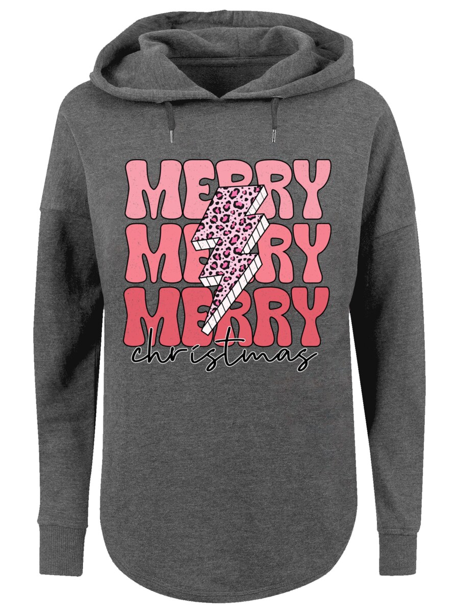 

Толстовка F4NT4STIC Merry Christmas Print Leo Print, Dark grey
