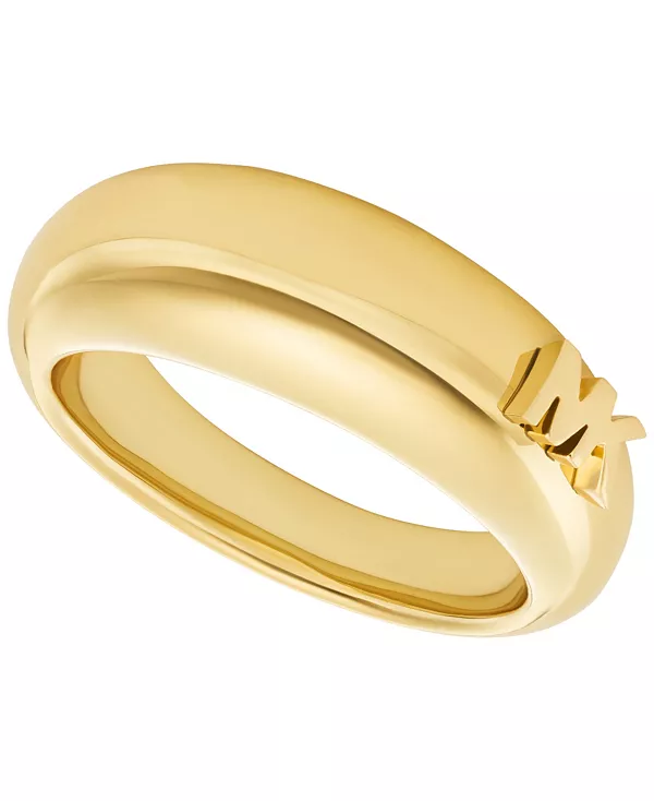 

Кольцо куполообразной формы золотистого оттенка Michael Kors, gold