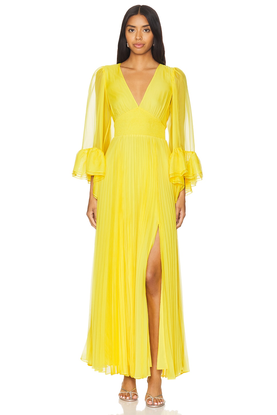 

Платье макси selene Alice + Olivia, желтый