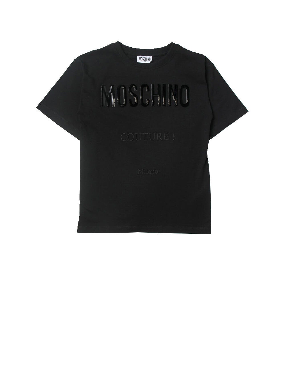 

Хлопковая футболка для девочки с логотипом бренда Moschino