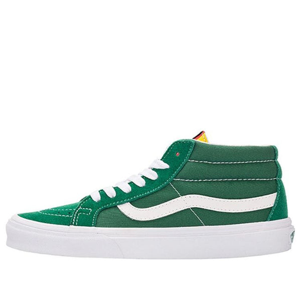 

Кроссовки sk8-mid suede street style sneakers 'green white' Vans, зеленый