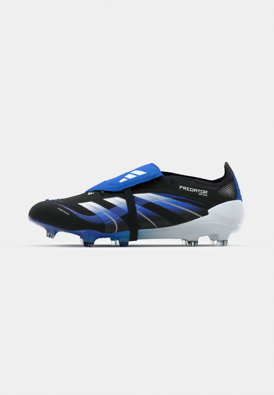 Кроссовки Adidas Performance PREDATOR ELITE FOLD-OVER TONGUE FIRM GROUND FOOTBALL BOOTS, Core Black/Footwear White/Glory Blue/Black — фото 2