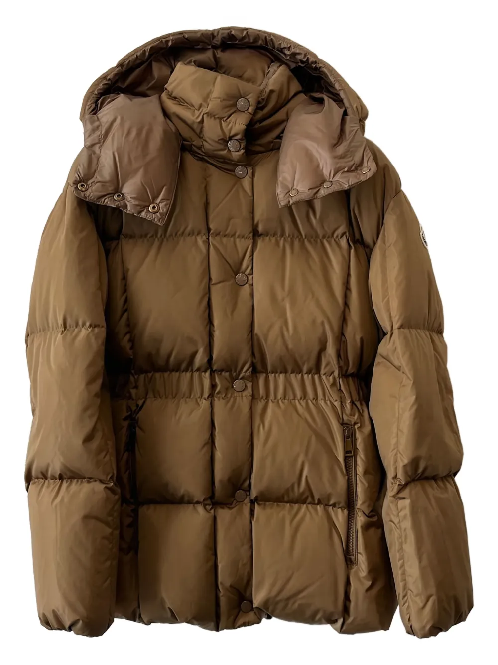 

Стеганая куртка с капюшоном MONCLER, коричневый