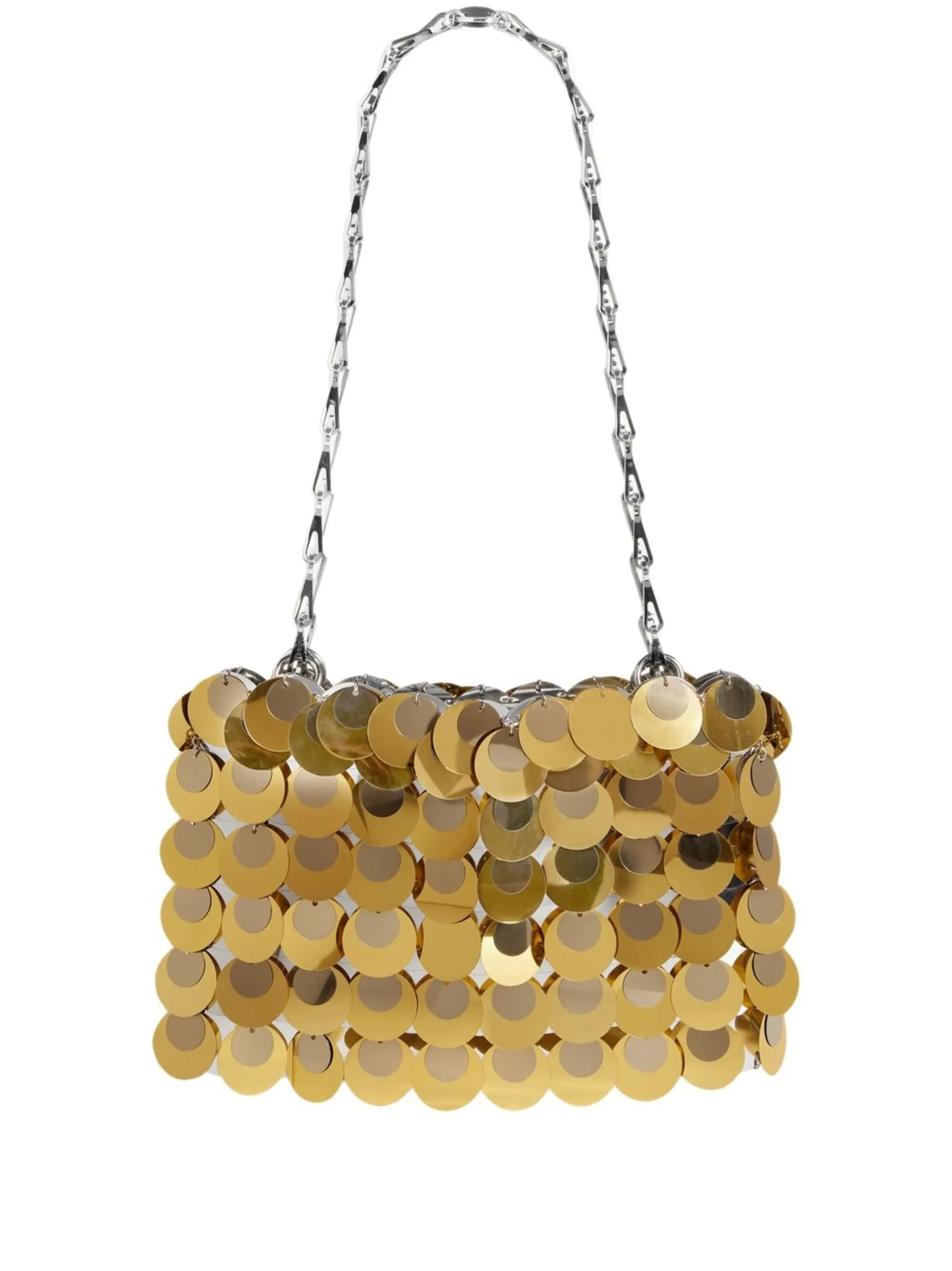 

Сумка на плечо с пайетками Rabanne, золотистый