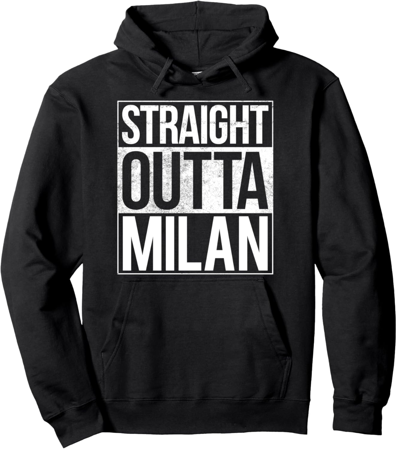 

Толстовка «Милан Италия» «Прямо из Милана» - подарочная толстовка Straight Outta Milan Cute Italian Gifts, черный