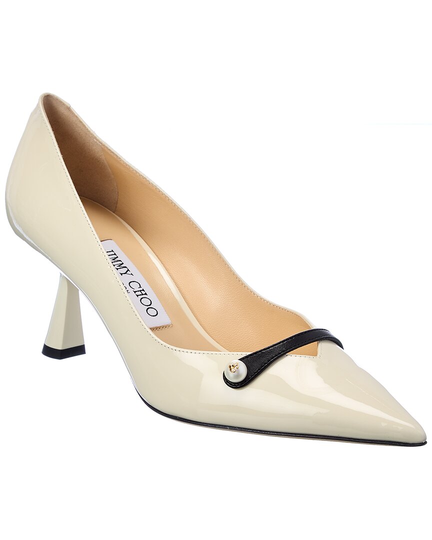 Джимми Чу Розалия 65 Лакированные туфли-лодочки Jimmy Choo, белый